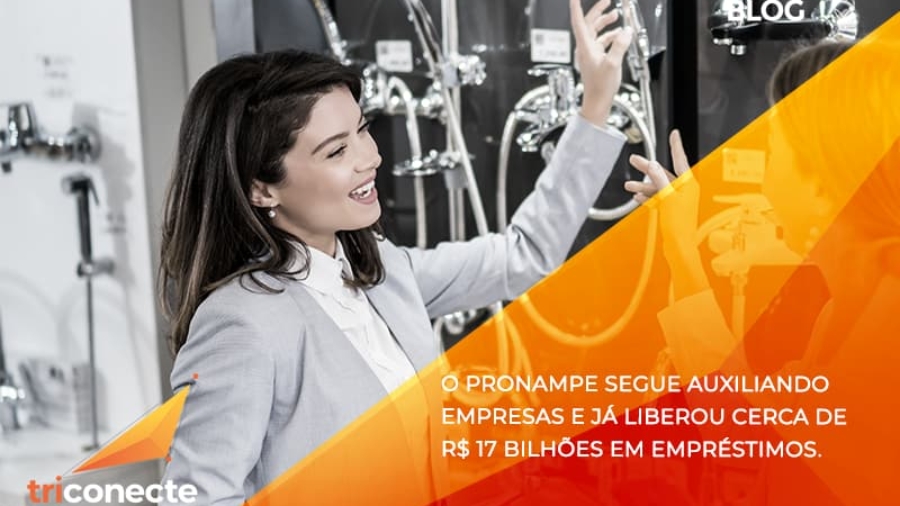 O Pronampe segue auxiliando empresas e já liberou cerca de R$ 17 bilhões em empréstimos. Saiba mais - Triconecte